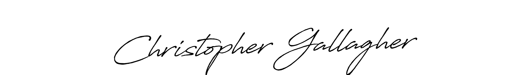 Make a beautiful signature design for name Christopher Gallagher. Use this online signature maker to create a handwritten signature for free. Christopher Gallagher signature style 7 images and pictures png