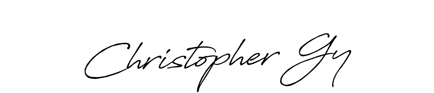 It looks lik you need a new signature style for name Christopher Gy. Design unique handwritten (Antro_Vectra_Bolder) signature with our free signature maker in just a few clicks. Christopher Gy signature style 7 images and pictures png