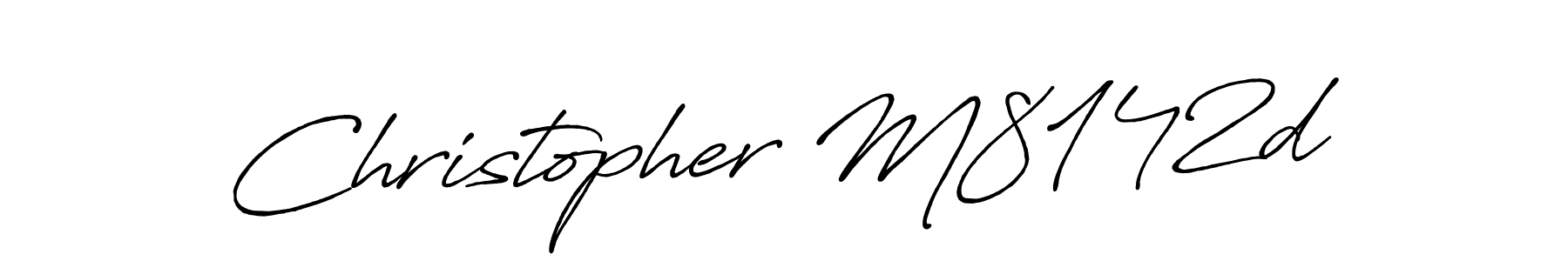 Once you've used our free online signature maker to create your best signature Antro_Vectra_Bolder style, it's time to enjoy all of the benefits that Christopher M8142d name signing documents. Christopher M8142d signature style 7 images and pictures png