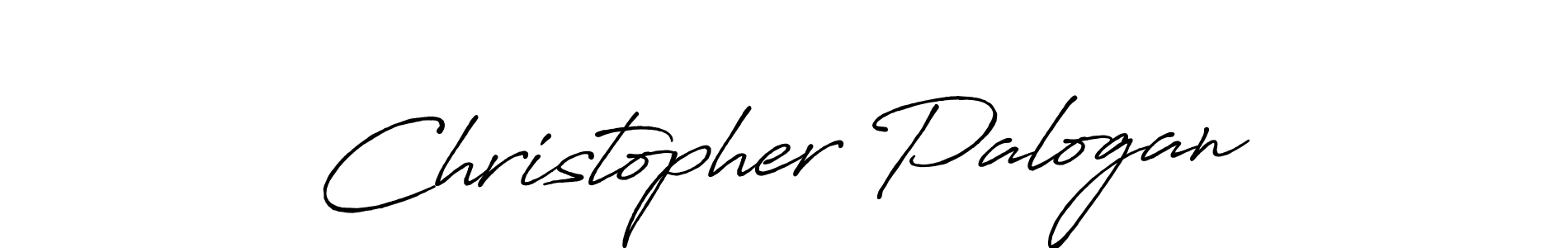 Also we have Christopher Palogan name is the best signature style. Create professional handwritten signature collection using Antro_Vectra_Bolder autograph style. Christopher Palogan signature style 7 images and pictures png