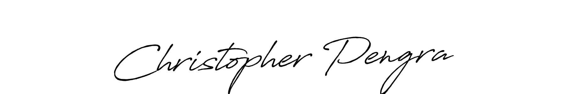 Make a beautiful signature design for name Christopher Pengra. With this signature (Antro_Vectra_Bolder) style, you can create a handwritten signature for free. Christopher Pengra signature style 7 images and pictures png