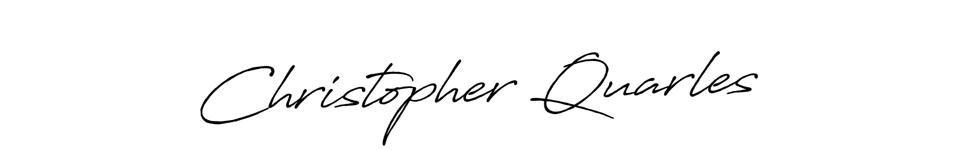 How to make Christopher Quarles signature? Antro_Vectra_Bolder is a professional autograph style. Create handwritten signature for Christopher Quarles name. Christopher Quarles signature style 7 images and pictures png