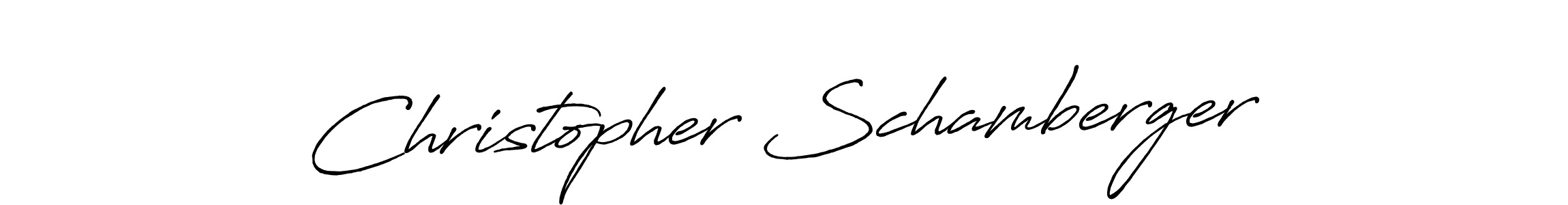 Make a short Christopher Schamberger signature style. Manage your documents anywhere anytime using Antro_Vectra_Bolder. Create and add eSignatures, submit forms, share and send files easily. Christopher Schamberger signature style 7 images and pictures png