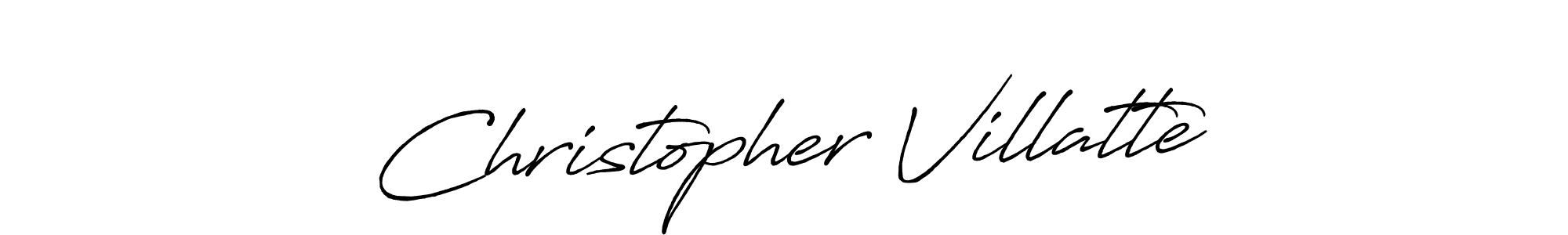 Make a beautiful signature design for name Christopher Villatte. Use this online signature maker to create a handwritten signature for free. Christopher Villatte signature style 7 images and pictures png