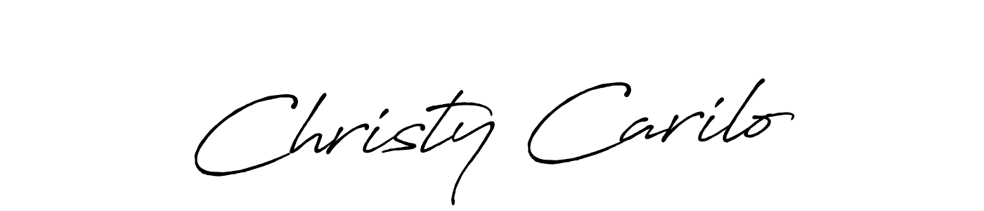 Antro_Vectra_Bolder is a professional signature style that is perfect for those who want to add a touch of class to their signature. It is also a great choice for those who want to make their signature more unique. Get Christy Carilo name to fancy signature for free. Christy Carilo signature style 7 images and pictures png