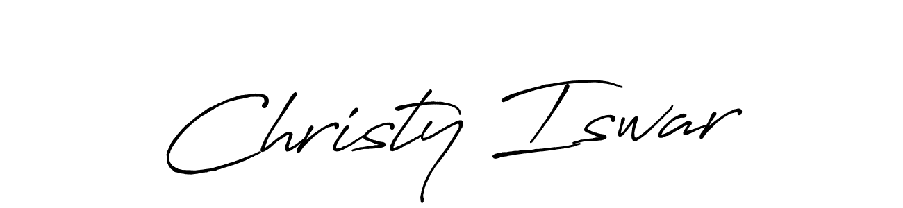 This is the best signature style for the Christy Iswar name. Also you like these signature font (Antro_Vectra_Bolder). Mix name signature. Christy Iswar signature style 7 images and pictures png