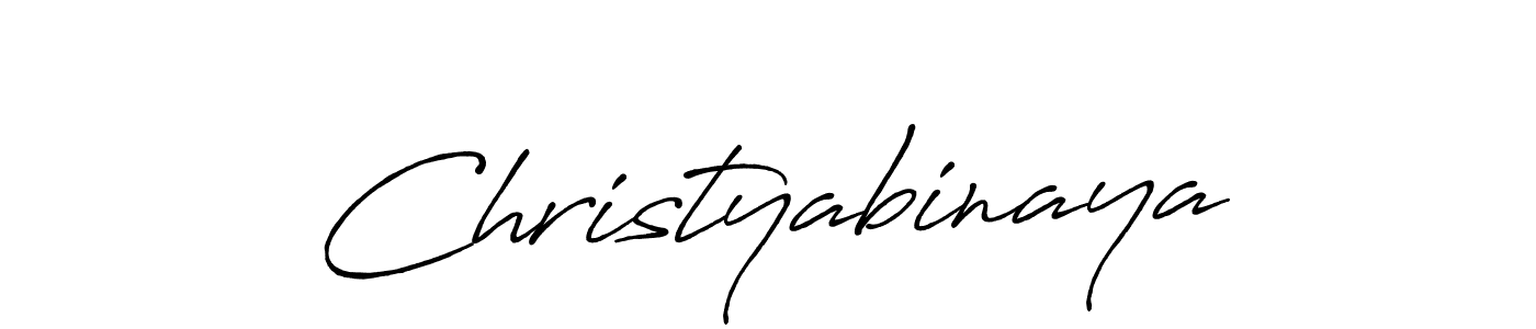 You should practise on your own different ways (Antro_Vectra_Bolder) to write your name (Christyabinaya) in signature. don't let someone else do it for you. Christyabinaya signature style 7 images and pictures png