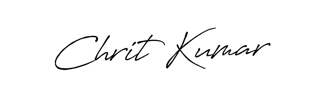 Antro_Vectra_Bolder is a professional signature style that is perfect for those who want to add a touch of class to their signature. It is also a great choice for those who want to make their signature more unique. Get Chrit Kumar name to fancy signature for free. Chrit Kumar signature style 7 images and pictures png