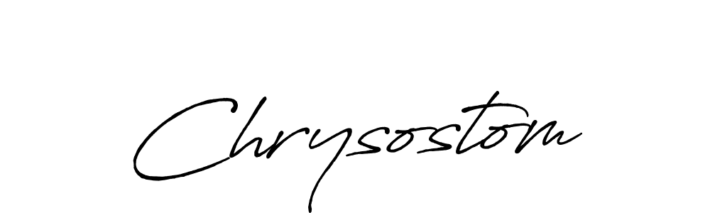 How to make Chrysostom name signature. Use Antro_Vectra_Bolder style for creating short signs online. This is the latest handwritten sign. Chrysostom signature style 7 images and pictures png