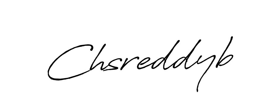 Make a beautiful signature design for name Chsreddyb. With this signature (Antro_Vectra_Bolder) style, you can create a handwritten signature for free. Chsreddyb signature style 7 images and pictures png