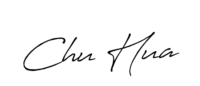 Design your own signature with our free online signature maker. With this signature software, you can create a handwritten (Antro_Vectra_Bolder) signature for name Chu Hua. Chu Hua signature style 7 images and pictures png
