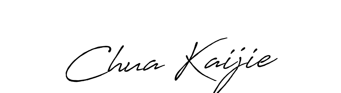 Use a signature maker to create a handwritten signature online. With this signature software, you can design (Antro_Vectra_Bolder) your own signature for name Chua Kaijie. Chua Kaijie signature style 7 images and pictures png