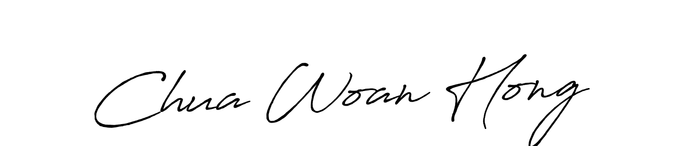 Also You can easily find your signature by using the search form. We will create Chua Woan Hong name handwritten signature images for you free of cost using Antro_Vectra_Bolder sign style. Chua Woan Hong signature style 7 images and pictures png