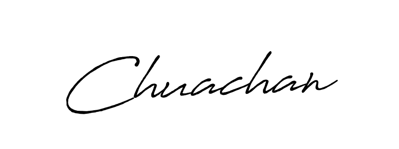 Make a beautiful signature design for name Chuachan. Use this online signature maker to create a handwritten signature for free. Chuachan signature style 7 images and pictures png