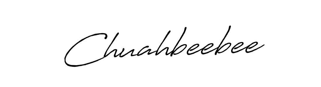 The best way (Antro_Vectra_Bolder) to make a short signature is to pick only two or three words in your name. The name Chuahbeebee include a total of six letters. For converting this name. Chuahbeebee signature style 7 images and pictures png