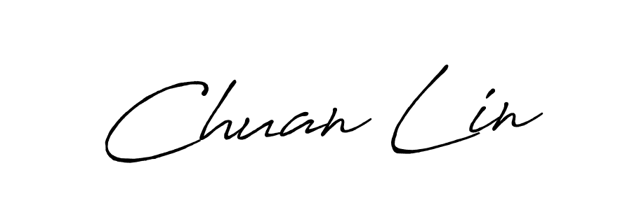 You should practise on your own different ways (Antro_Vectra_Bolder) to write your name (Chuan Lin) in signature. don't let someone else do it for you. Chuan Lin signature style 7 images and pictures png