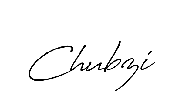 Chubzi stylish signature style. Best Handwritten Sign (Antro_Vectra_Bolder) for my name. Handwritten Signature Collection Ideas for my name Chubzi. Chubzi signature style 7 images and pictures png