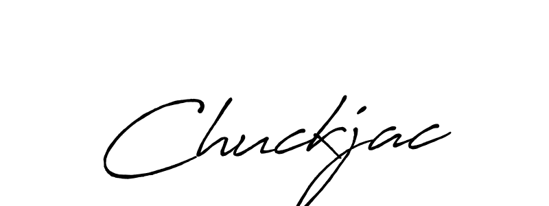 Make a beautiful signature design for name Chuckjac. With this signature (Antro_Vectra_Bolder) style, you can create a handwritten signature for free. Chuckjac signature style 7 images and pictures png