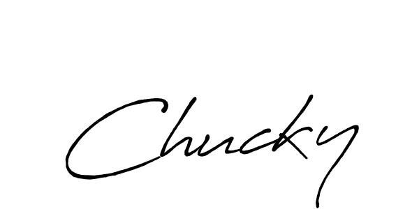 Create a beautiful signature design for name Chucky. With this signature (Antro_Vectra_Bolder) fonts, you can make a handwritten signature for free. Chucky signature style 7 images and pictures png