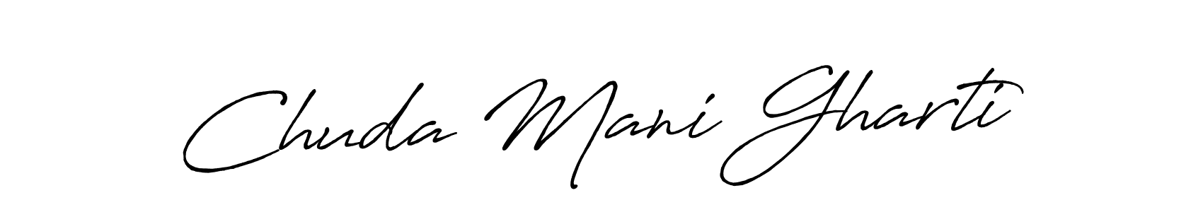 Design your own signature with our free online signature maker. With this signature software, you can create a handwritten (Antro_Vectra_Bolder) signature for name Chuda Mani Gharti. Chuda Mani Gharti signature style 7 images and pictures png