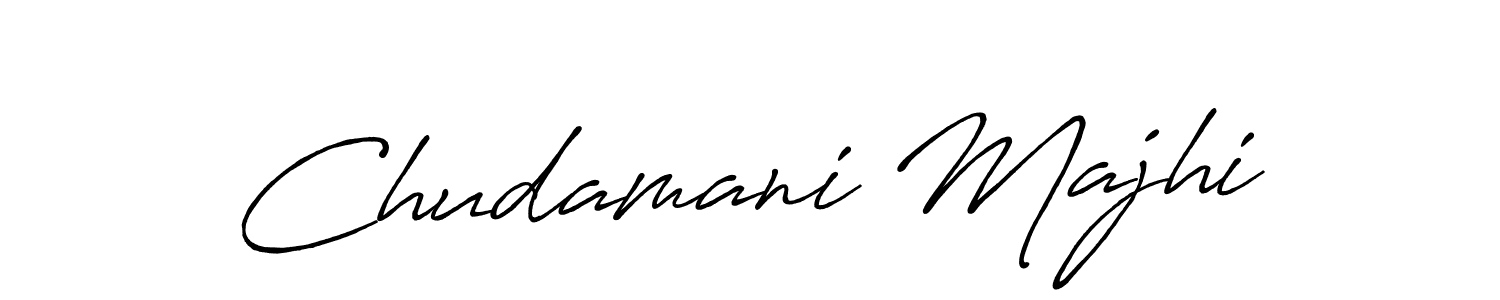 Also we have Chudamani Majhi name is the best signature style. Create professional handwritten signature collection using Antro_Vectra_Bolder autograph style. Chudamani Majhi signature style 7 images and pictures png