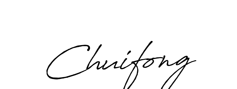 Make a beautiful signature design for name Chuifong. With this signature (Antro_Vectra_Bolder) style, you can create a handwritten signature for free. Chuifong signature style 7 images and pictures png