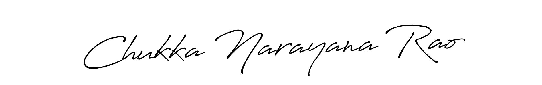 The best way (Antro_Vectra_Bolder) to make a short signature is to pick only two or three words in your name. The name Chukka Narayana Rao include a total of six letters. For converting this name. Chukka Narayana Rao signature style 7 images and pictures png