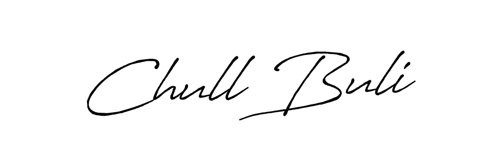How to make Chull Buli name signature. Use Antro_Vectra_Bolder style for creating short signs online. This is the latest handwritten sign. Chull Buli signature style 7 images and pictures png