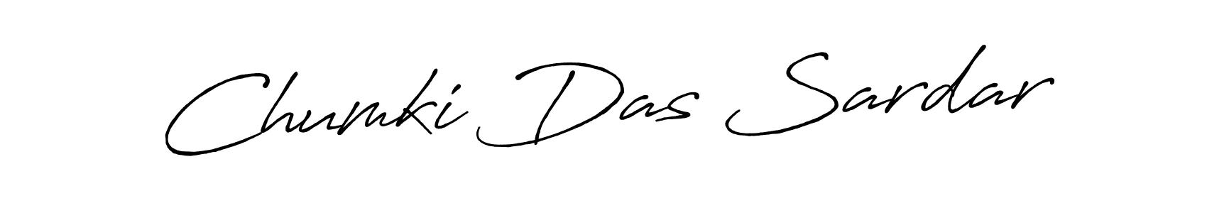How to make Chumki Das Sardar signature? Antro_Vectra_Bolder is a professional autograph style. Create handwritten signature for Chumki Das Sardar name. Chumki Das Sardar signature style 7 images and pictures png