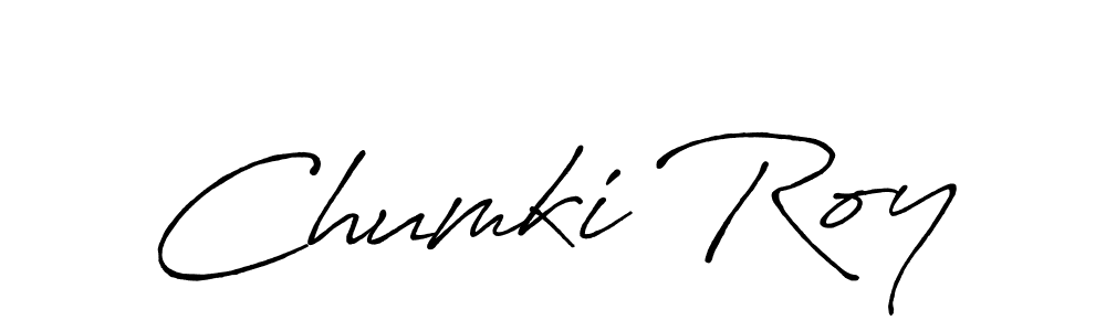 The best way (Antro_Vectra_Bolder) to make a short signature is to pick only two or three words in your name. The name Chumki Roy include a total of six letters. For converting this name. Chumki Roy signature style 7 images and pictures png