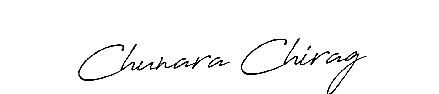Chunara Chirag stylish signature style. Best Handwritten Sign (Antro_Vectra_Bolder) for my name. Handwritten Signature Collection Ideas for my name Chunara Chirag. Chunara Chirag signature style 7 images and pictures png