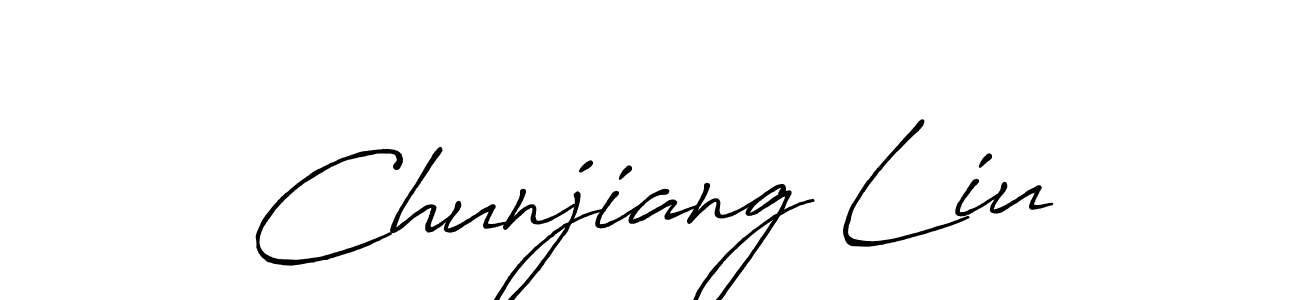It looks lik you need a new signature style for name Chunjiang Liu. Design unique handwritten (Antro_Vectra_Bolder) signature with our free signature maker in just a few clicks. Chunjiang Liu signature style 7 images and pictures png