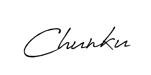 How to Draw Chunku signature style? Antro_Vectra_Bolder is a latest design signature styles for name Chunku. Chunku signature style 7 images and pictures png