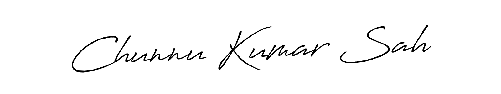 How to make Chunnu Kumar Sah signature? Antro_Vectra_Bolder is a professional autograph style. Create handwritten signature for Chunnu Kumar Sah name. Chunnu Kumar Sah signature style 7 images and pictures png