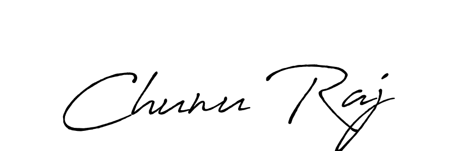 Also we have Chunu Raj name is the best signature style. Create professional handwritten signature collection using Antro_Vectra_Bolder autograph style. Chunu Raj signature style 7 images and pictures png