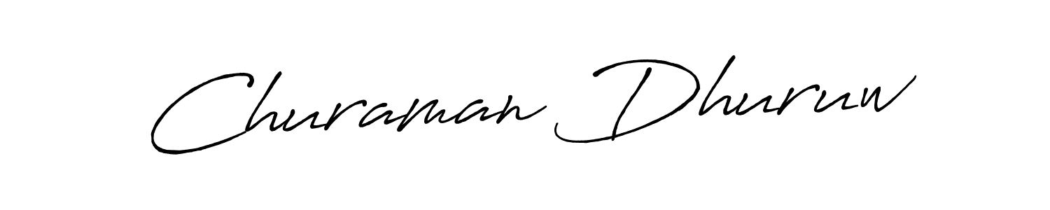 It looks lik you need a new signature style for name Churaman Dhuruw. Design unique handwritten (Antro_Vectra_Bolder) signature with our free signature maker in just a few clicks. Churaman Dhuruw signature style 7 images and pictures png