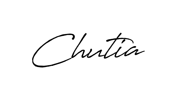 Also we have Chutia name is the best signature style. Create professional handwritten signature collection using Antro_Vectra_Bolder autograph style. Chutia signature style 7 images and pictures png