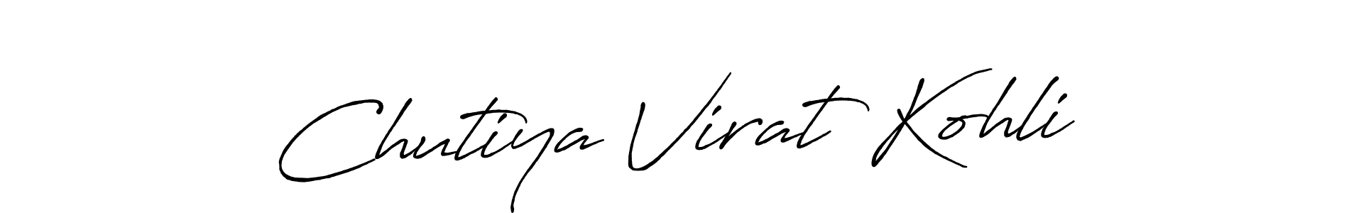 Once you've used our free online signature maker to create your best signature Antro_Vectra_Bolder style, it's time to enjoy all of the benefits that Chutiya Virat Kohli name signing documents. Chutiya Virat Kohli signature style 7 images and pictures png