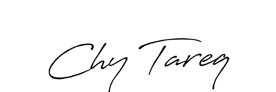 How to make Chy Tareq signature? Antro_Vectra_Bolder is a professional autograph style. Create handwritten signature for Chy Tareq name. Chy Tareq signature style 7 images and pictures png