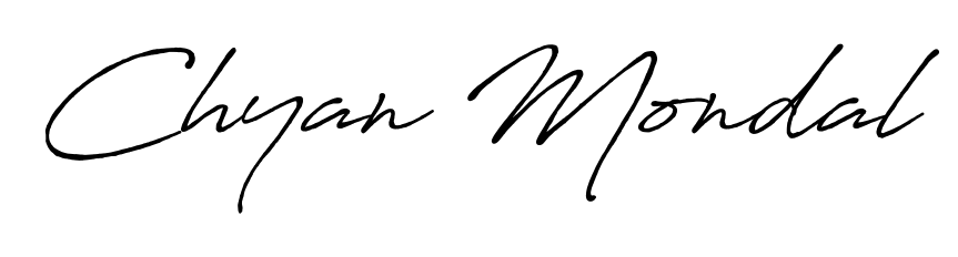 Create a beautiful signature design for name Chyan Mondal. With this signature (Antro_Vectra_Bolder) fonts, you can make a handwritten signature for free. Chyan Mondal signature style 7 images and pictures png