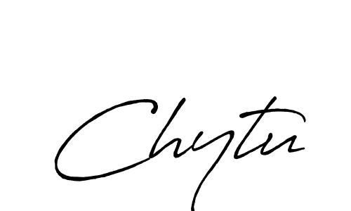 How to make Chytu name signature. Use Antro_Vectra_Bolder style for creating short signs online. This is the latest handwritten sign. Chytu signature style 7 images and pictures png
