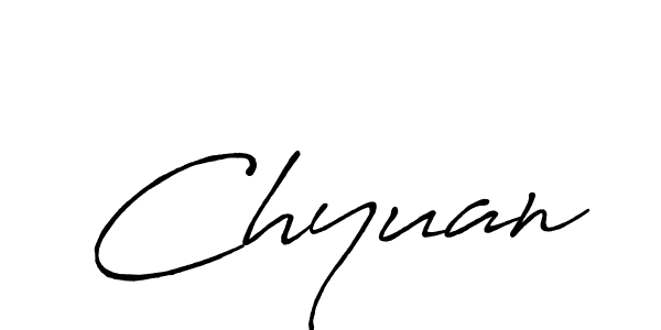 Chyuan stylish signature style. Best Handwritten Sign (Antro_Vectra_Bolder) for my name. Handwritten Signature Collection Ideas for my name Chyuan. Chyuan signature style 7 images and pictures png