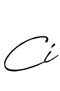 How to Draw Ci signature style? Antro_Vectra_Bolder is a latest design signature styles for name Ci. Ci signature style 7 images and pictures png