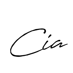 How to make Cia signature? Antro_Vectra_Bolder is a professional autograph style. Create handwritten signature for Cia name. Cia signature style 7 images and pictures png