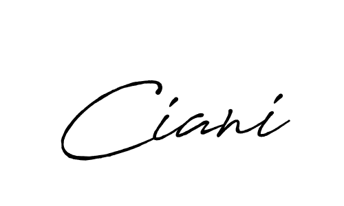 You should practise on your own different ways (Antro_Vectra_Bolder) to write your name (Ciani) in signature. don't let someone else do it for you. Ciani signature style 7 images and pictures png