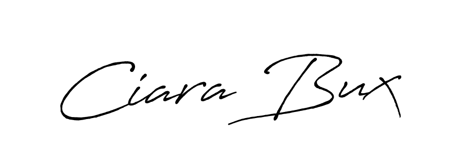 How to make Ciara Bux signature? Antro_Vectra_Bolder is a professional autograph style. Create handwritten signature for Ciara Bux name. Ciara Bux signature style 7 images and pictures png