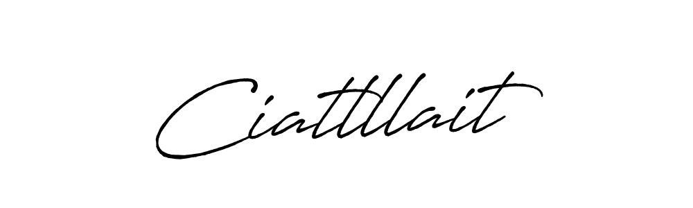 Design your own signature with our free online signature maker. With this signature software, you can create a handwritten (Antro_Vectra_Bolder) signature for name Ciatlllait. Ciatlllait signature style 7 images and pictures png