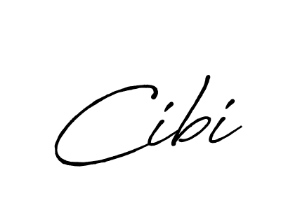 Design your own signature with our free online signature maker. With this signature software, you can create a handwritten (Antro_Vectra_Bolder) signature for name Cibi. Cibi signature style 7 images and pictures png