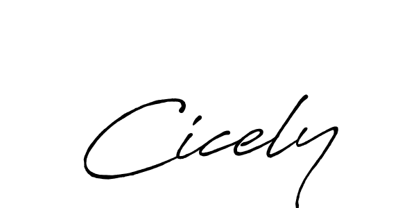 Design your own signature with our free online signature maker. With this signature software, you can create a handwritten (Antro_Vectra_Bolder) signature for name Cicely. Cicely signature style 7 images and pictures png