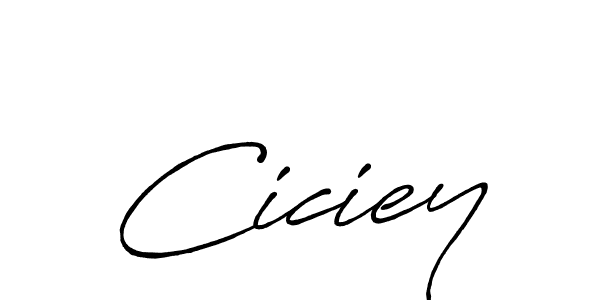 Use a signature maker to create a handwritten signature online. With this signature software, you can design (Antro_Vectra_Bolder) your own signature for name Ciciey. Ciciey signature style 7 images and pictures png